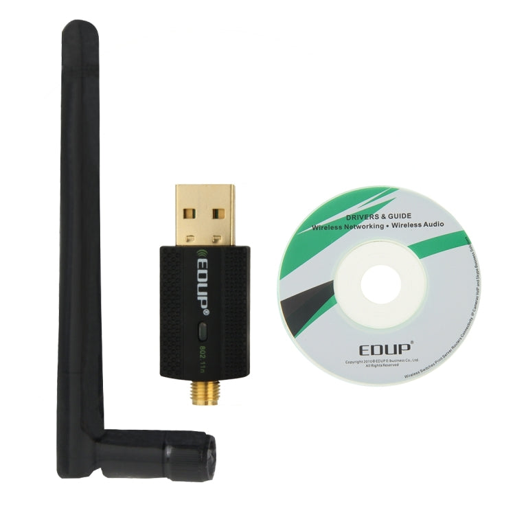 EDUP EP-N1581 Mini USB Wifi 802.11n/g/b 300Mbps 2.4GHz Wireless Adapter External Antenna, EP-N1581 EDUP EP-N1581 Mini USB Wifi 802.11n/g/b 300Mbps 2.4GHz Wireless Adapter External Antenna, EP-N1581